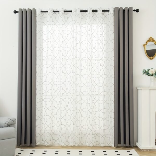 White Net with Gray
